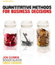 Book cover of: Quantitative Methods for Business Decisions. By: Roger Slater