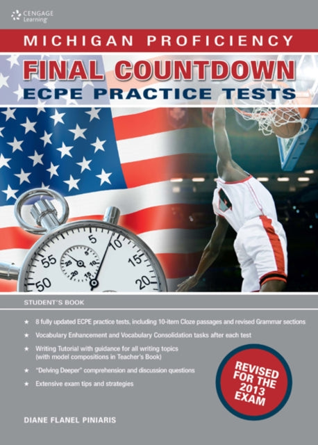 Book cover of: Michigan Proficiency Final Countdown ECPE Practice Tests. By: Diane Flanel Piniaris