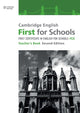 Book cover of: Cambridge English First for Schools Teacher's Book