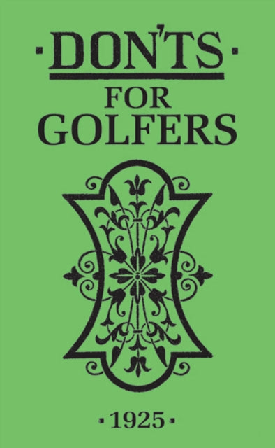 Book cover of: Don'ts for Golfers