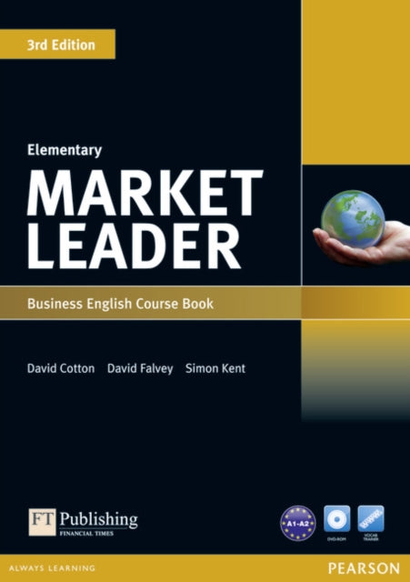 Book cover of: Market Leader 3rd Edition Elementary Coursebook & DVD-Rom Pack. By: David Cotton