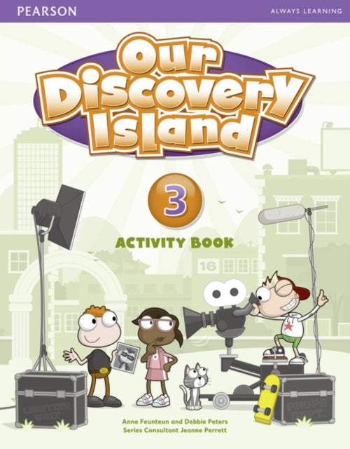 Book cover of: Our Discovery Island Level 3 Activity Book and CD ROM (Pupil) Pack. By: Debbie Peters
