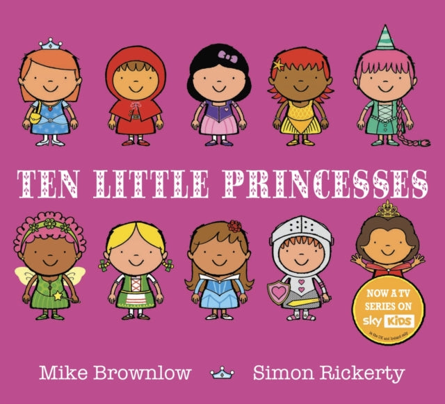 Ten Little Princesses 9781408330128 Michael Brownlow