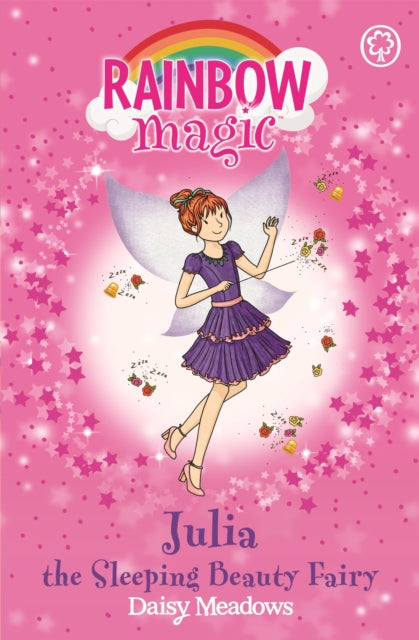 Book cover of: Rainbow Magic: Julia the Sleeping Beauty Fairy. By: Daisy Meadows