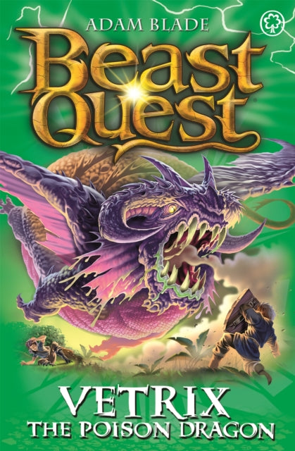 Book cover of: Beast Quest: Vetrix the Poison Dragon. By: Adam Blade