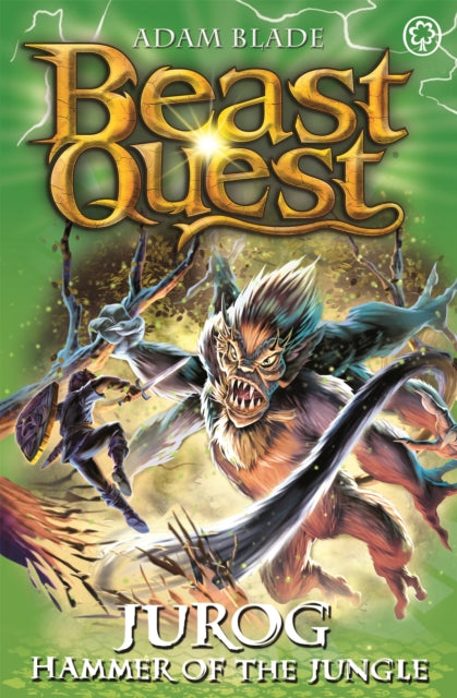 Book cover of: Beast Quest: Jurog, Hammer of the Jungle. By: Adam Blade