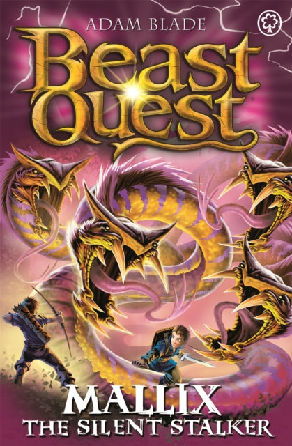Book cover of: Beast Quest: Mallix the Silent Stalker. By: Adam Blade
