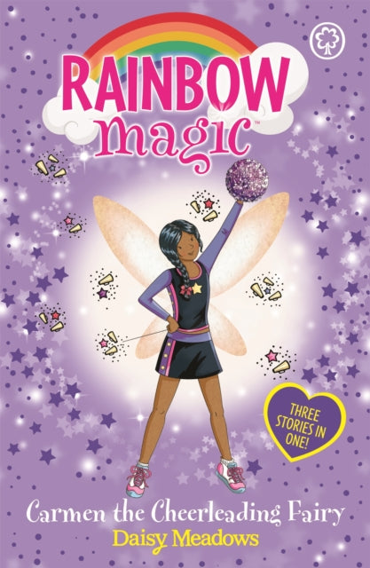 Book cover of: Rainbow Magic: Carmen the Cheerleading Fairy. By: Daisy Meadows