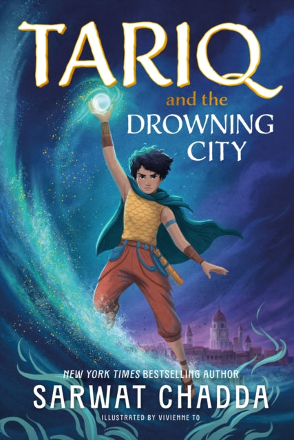 Book cover of: Spiritstone Saga: Tariq and the Drowning City. By: Sarwat Chadda