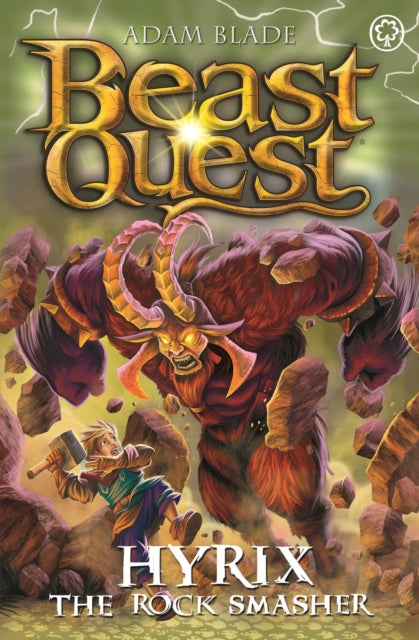 Book cover of: Beast Quest: Hyrix the Rock Smasher. By: Adam Blade
