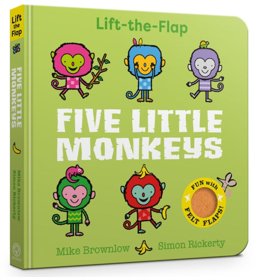 Five Little Monkeys, Lift-the-Flap 9781408370711 Mike Brownlow