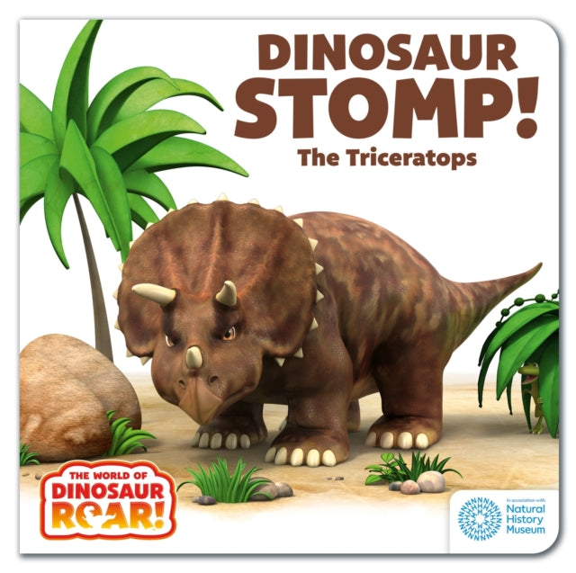 Book cover of: World of Dinosaur Roar!: Dinosaur Stomp! The Triceratops: Book 4. By: Peter Curtis