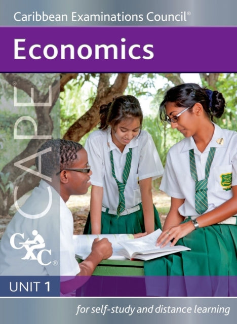 Book cover of: Economics CAPE Unit 1 A CXC Study Guide. By: Caribbean Examinations Caribbean Examinations Council