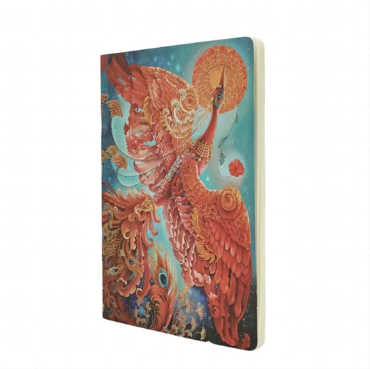 Book cover of: Firebird (Birds of Happiness) A4 Lined Cahier
