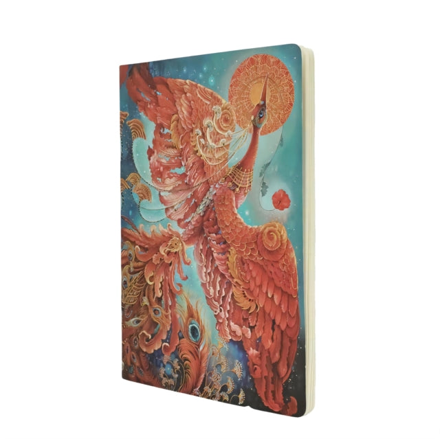 Book cover of: Firebird (Birds of Happiness) A4 Dot-Grid Cahier