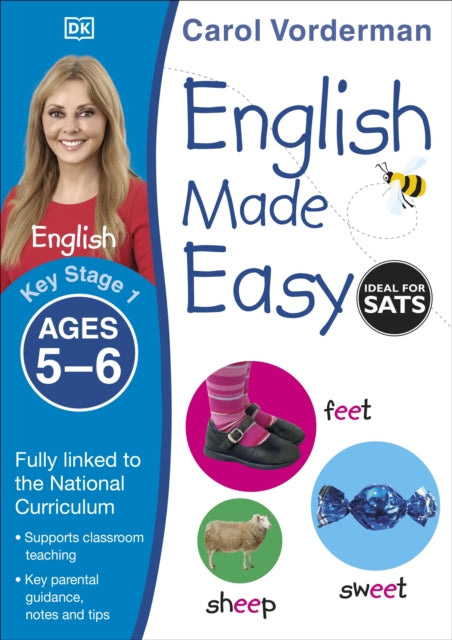 English Made Easy, Ages 5-6 (Key Stage 1), Supports the National Curriculum, English Exercise Book 9781409344643 Carol Vorderman