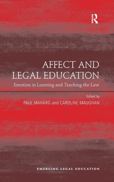 Book cover of: Affect and Legal Education. By: Paul Maharg