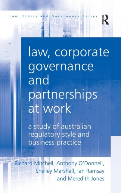 Book cover of: Law, Corporate Governance and Partnerships at Work. By: Richard Mitchell