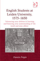 Book cover of: English Students at Leiden University, 1575-1650. By: Daniela Prögler