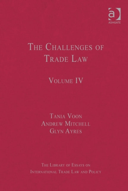 Book cover of: Challenges of Trade Law. By: Andrew Mitchell