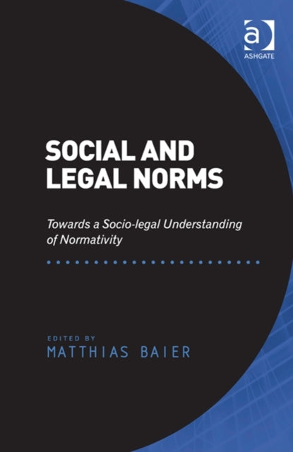 Book cover of: Social and Legal Norms