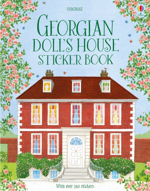 Book cover of: Georgian Doll's House Sticker Book. By: Abigail Wheatley