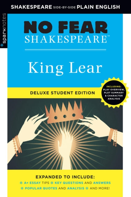 Book cover of: King Lear: No Fear Shakespeare Deluxe Student Edition. By: SparkNotes