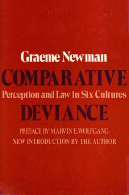 Book cover of: Comparative Deviance. By: Graeme R. Newman