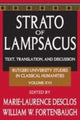 Book cover of: Strato of Lampsacus. By: Marie-Laurence Desclos