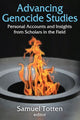 Book cover of: Advancing Genocide Studies. By: Samuel Totten