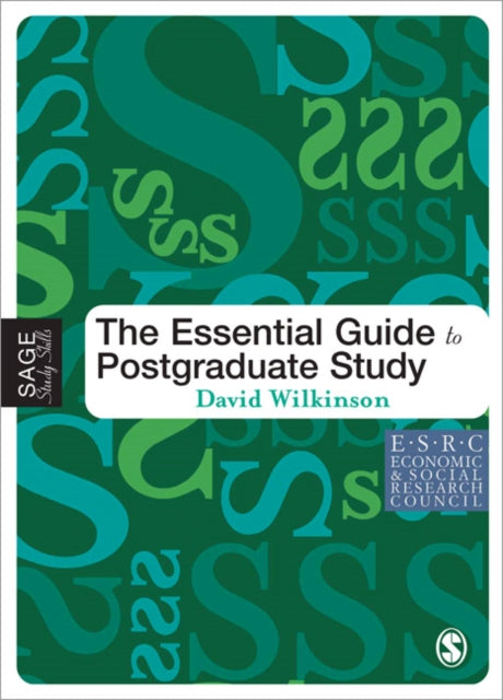 Book cover of: Essential Guide to Postgraduate Study. By: David Wilkinson