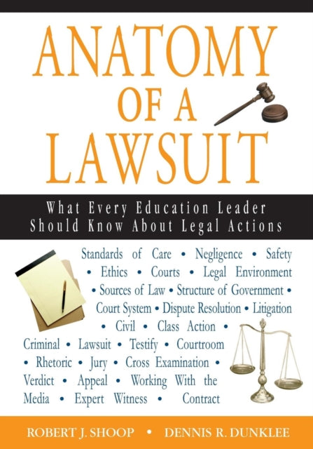 Book cover of: Anatomy of a Lawsuit. By: Robert J. Shoop