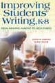 Book cover of: Improving Students' Writing, K-8. By: Diane M. Barone