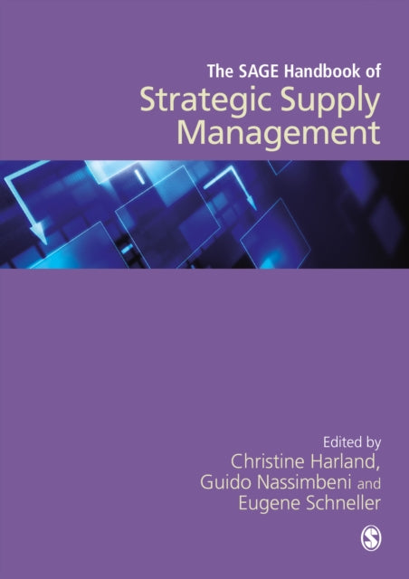 Book cover of: SAGE Handbook of Strategic Supply Management