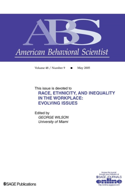 Book cover of: Race, Ethnicity, and Inequality in the Workplace. By: George Wilson