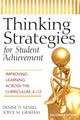 Book cover of: Thinking Strategies for Student Achievement. By: Denise D. Nessel