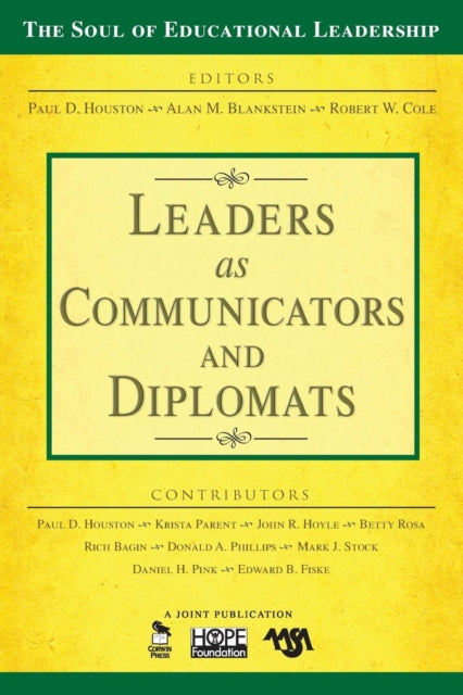 Book cover of: Leaders as Communicators and Diplomats