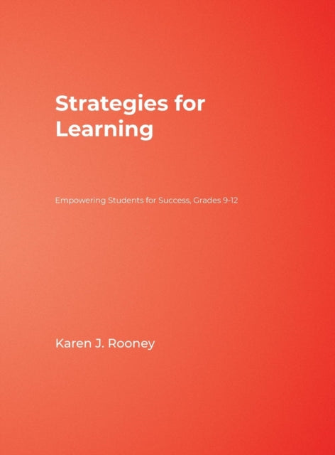 Book cover of: Strategies for Learning. By: Karen J. Rooney