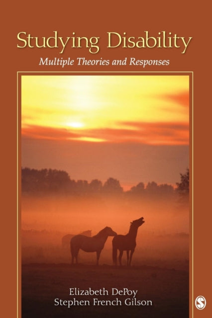 Book cover of: Studying Disability. By: Elizabeth DePoy