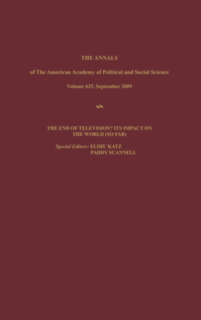 Book cover of: End of Television?. By: Elihu Katz