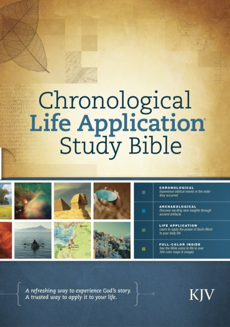 Book cover of: Chronological Life Application Study Bible-KJV. By: Tyndale House Publishers Staff