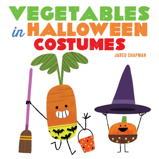 Book cover of: Vegetables in Halloween Costumes. By: Jared Chapman