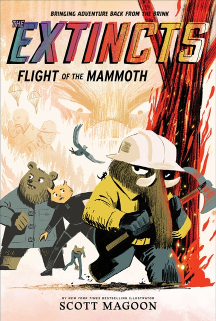 Book cover of: Extincts: Flight of the Mammoth (The Extincts #2). By: Scott Magoon