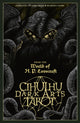 Book cover of: Cthulhu Dark Arts Tarot. By: Bragelonne Games