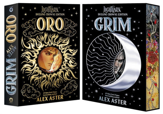 Book cover of: Grim and Oro: Dueling Crowns Edition (A Lightlark Saga Deluxe Companion Book)