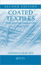 Book cover of: Coated Textiles. By: Sen, A. K., Ashish Kumar Sen