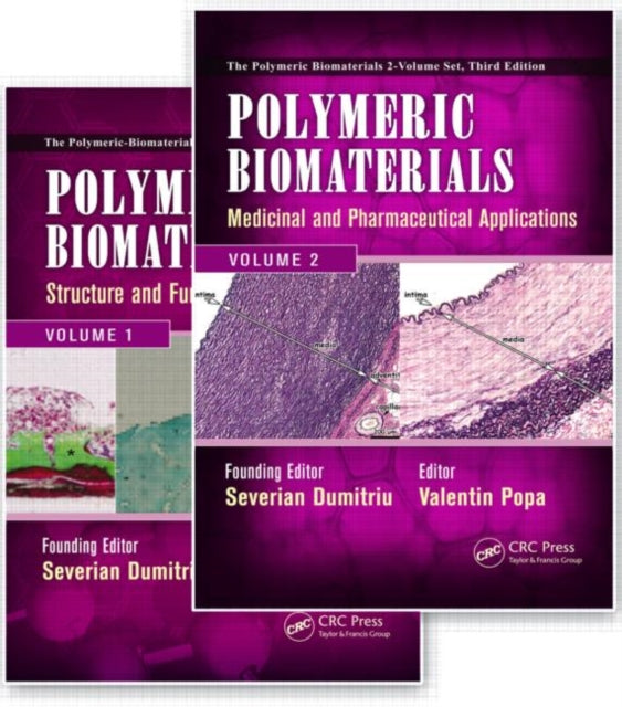 Book cover of: Polymeric Biomaterials. By: Severian Dumitriu