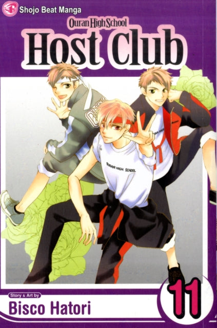 Book cover of: Ouran High School Host Club, Vol. 11. By: Bisco Hatori