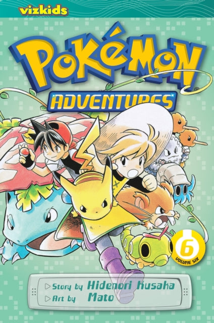 Book cover of: Pokemon Adventures (Red and Blue), Vol. 6. By: 日下秀憲 [Hidenori Kusaka]