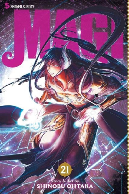 Book cover of: Magi: The Labyrinth of Magic, Vol. 21. By: Shinobu Ōtaka